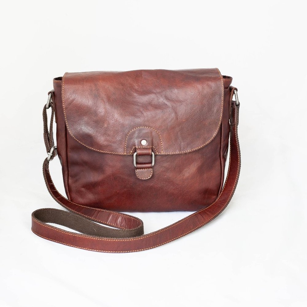 Vintage Jack Georges Genuine Leather Bag